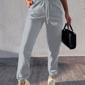 Women's Gray Casual Pants